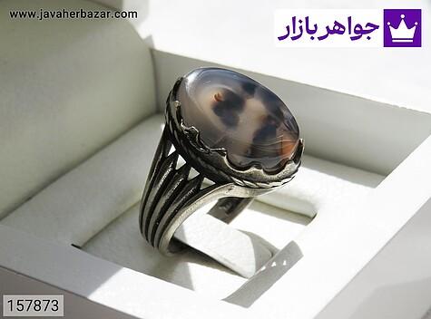 انگشتر نقره روس عقیق شجر خاص سایز 65 استاندارد مردانه [غیرنقره] - 157873